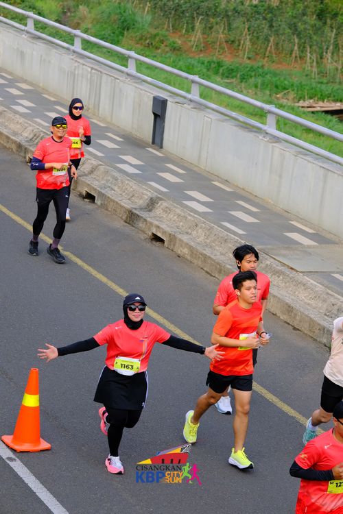 Race photo from CISANGKAN KBP CITY RUN 2025