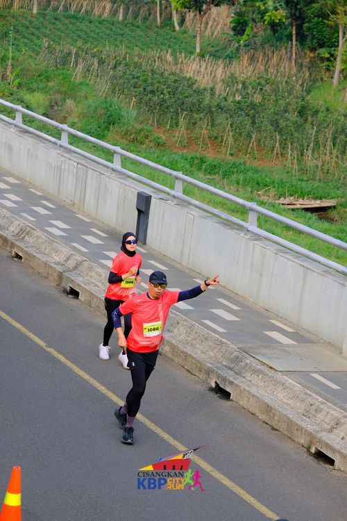 Race photo from CISANGKAN KBP CITY RUN 2025