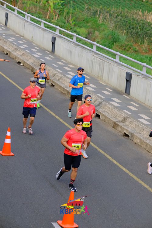 Race photo from CISANGKAN KBP CITY RUN 2025
