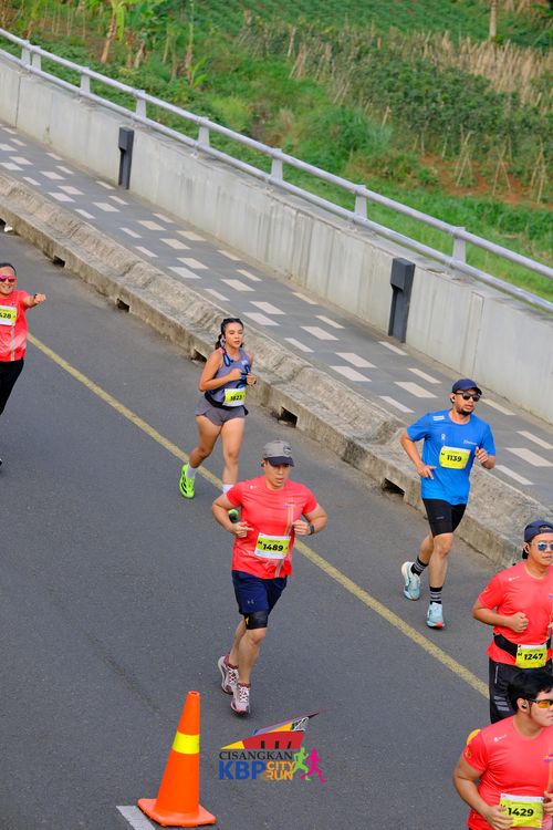 Race photo from CISANGKAN KBP CITY RUN 2025