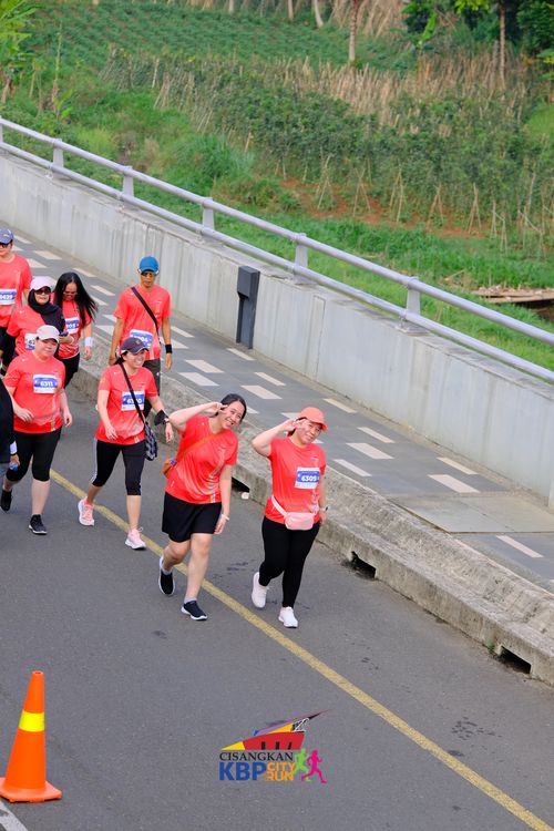 Race photo from CISANGKAN KBP CITY RUN 2025
