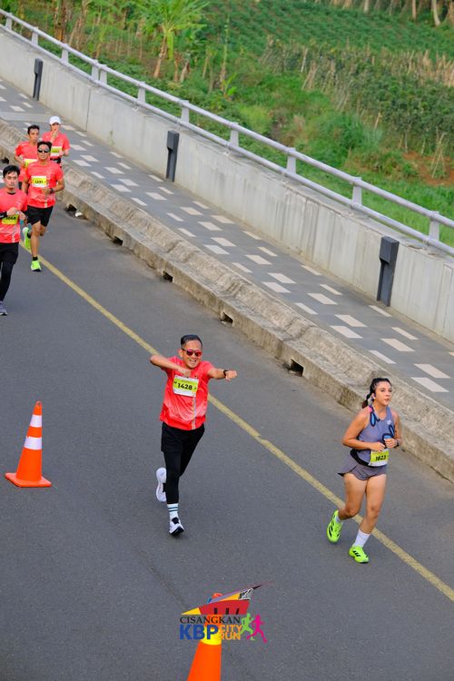 Race photo from CISANGKAN KBP CITY RUN 2025
