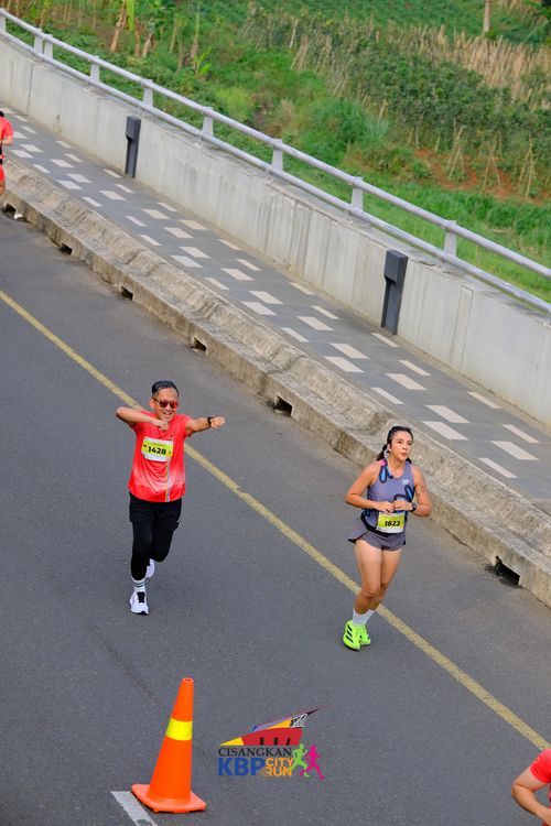 Race photo from CISANGKAN KBP CITY RUN 2025
