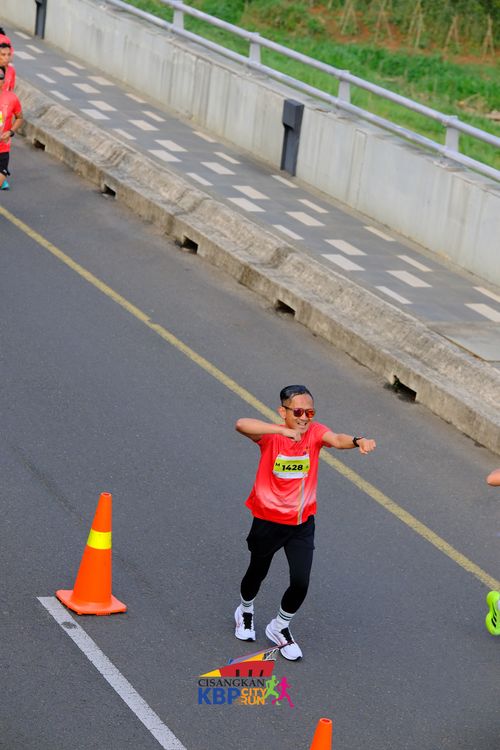 Race photo from CISANGKAN KBP CITY RUN 2025