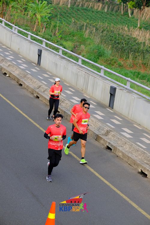 Race photo from CISANGKAN KBP CITY RUN 2025