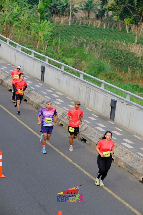 Race photo from CISANGKAN KBP CITY RUN 2025