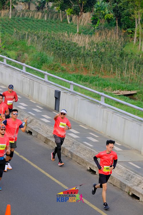 Race photo from CISANGKAN KBP CITY RUN 2025