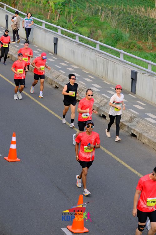 Race photo from CISANGKAN KBP CITY RUN 2025