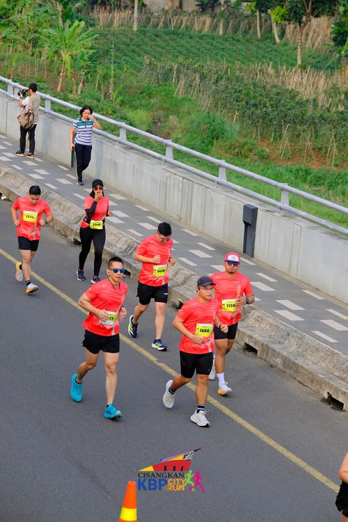 Race photo from CISANGKAN KBP CITY RUN 2025
