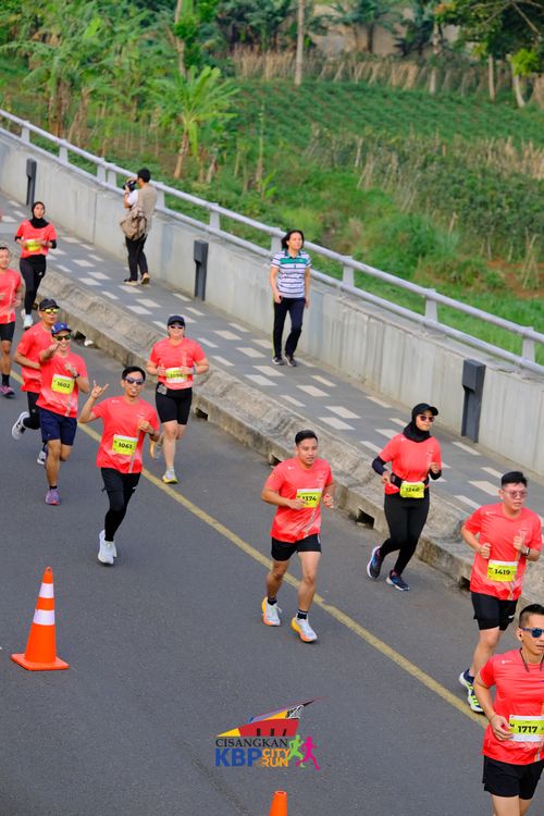 Race photo from CISANGKAN KBP CITY RUN 2025