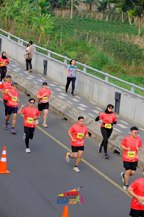 Race photo from CISANGKAN KBP CITY RUN 2025