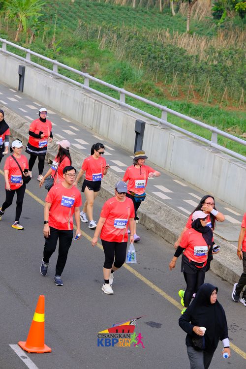 Race photo from CISANGKAN KBP CITY RUN 2025