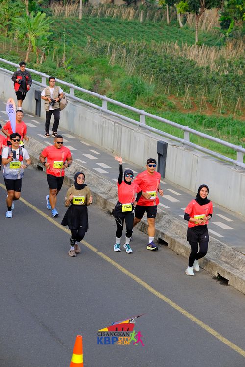 Race photo from CISANGKAN KBP CITY RUN 2025