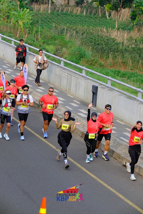 Race photo from CISANGKAN KBP CITY RUN 2025