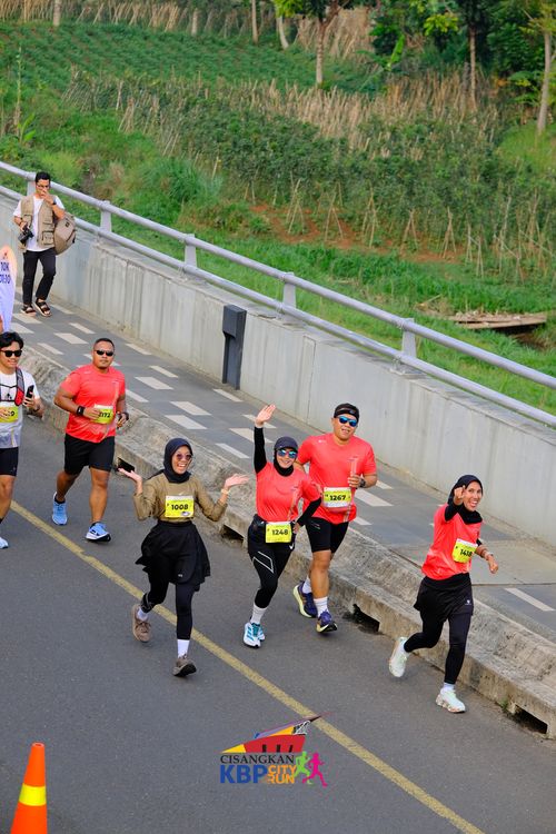Race photo from CISANGKAN KBP CITY RUN 2025