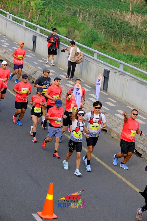 Race photo from CISANGKAN KBP CITY RUN 2025