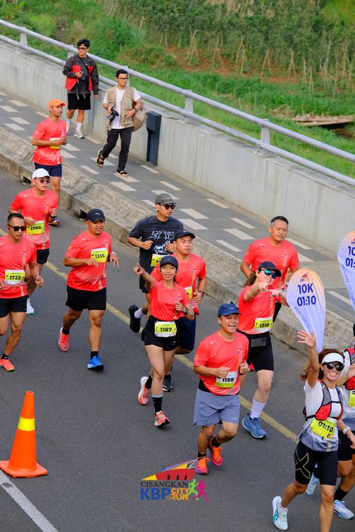 Race photo from CISANGKAN KBP CITY RUN 2025