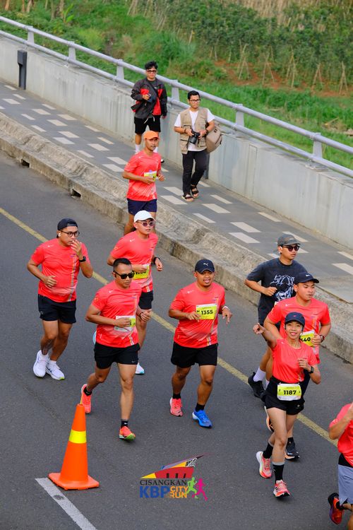 Race photo from CISANGKAN KBP CITY RUN 2025