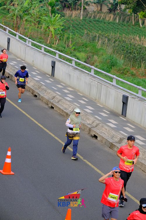 Race photo from CISANGKAN KBP CITY RUN 2025