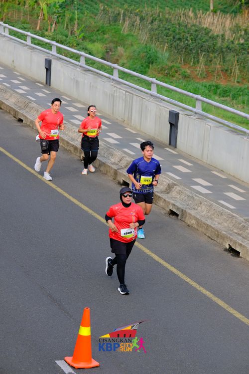 Race photo from CISANGKAN KBP CITY RUN 2025
