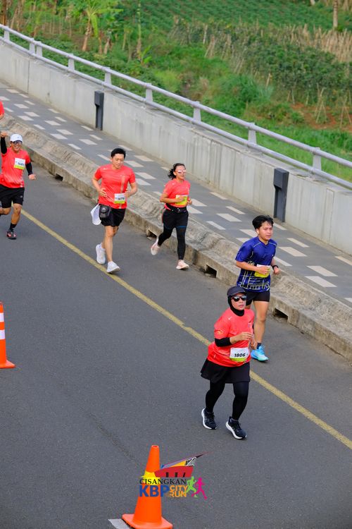 Race photo from CISANGKAN KBP CITY RUN 2025