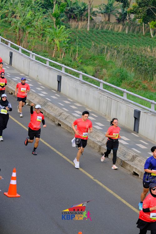 Race photo from CISANGKAN KBP CITY RUN 2025