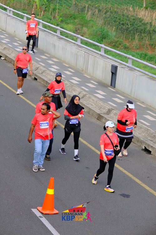 Race photo from CISANGKAN KBP CITY RUN 2025
