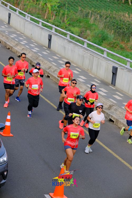 Race photo from CISANGKAN KBP CITY RUN 2025