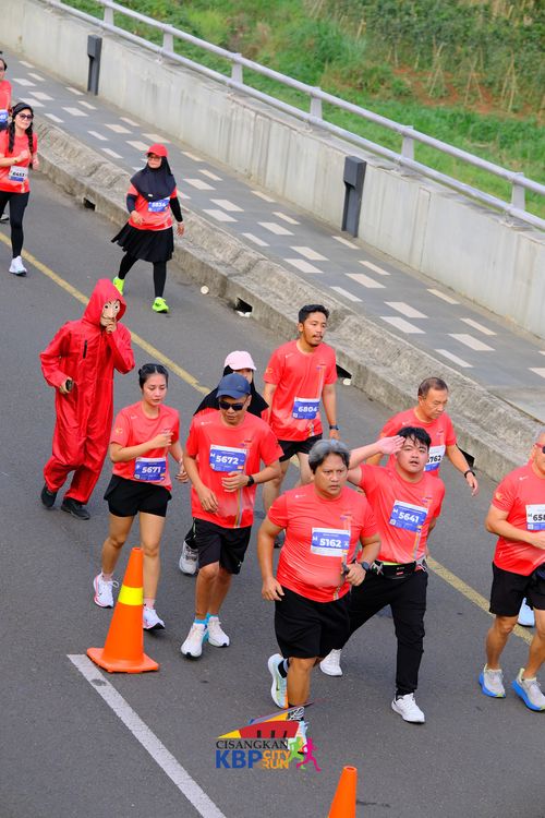Race photo from CISANGKAN KBP CITY RUN 2025