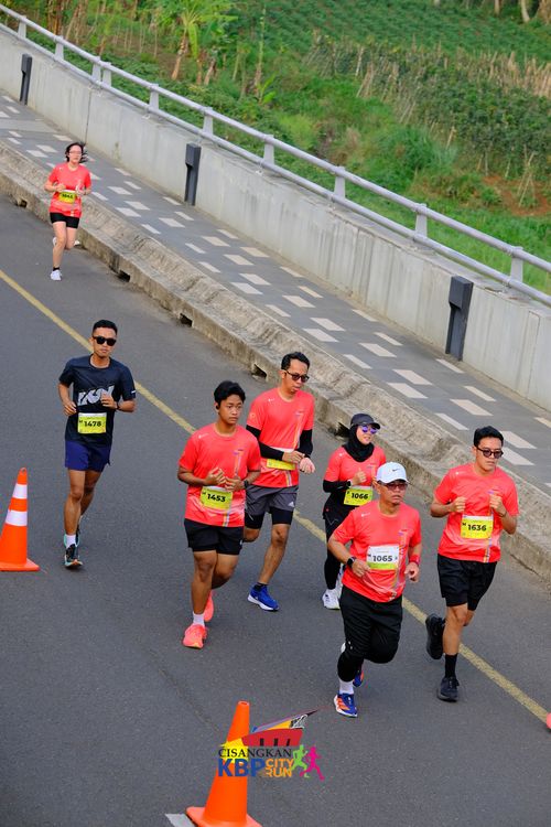 Race photo from CISANGKAN KBP CITY RUN 2025