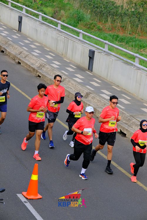 Race photo from CISANGKAN KBP CITY RUN 2025