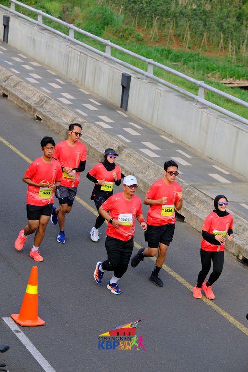 Race photo from CISANGKAN KBP CITY RUN 2025