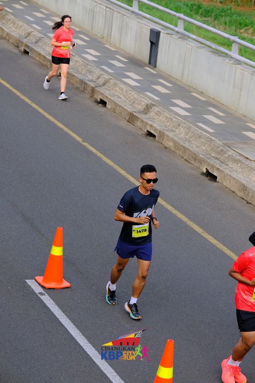 Race photo from CISANGKAN KBP CITY RUN 2025
