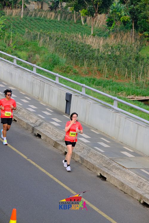 Race photo from CISANGKAN KBP CITY RUN 2025