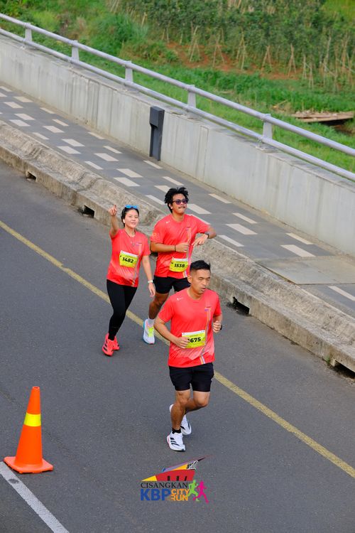 Race photo from CISANGKAN KBP CITY RUN 2025