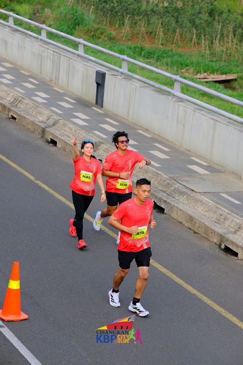 Race photo from CISANGKAN KBP CITY RUN 2025