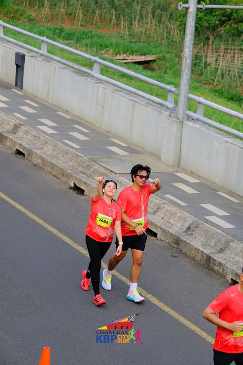 Race photo from CISANGKAN KBP CITY RUN 2025