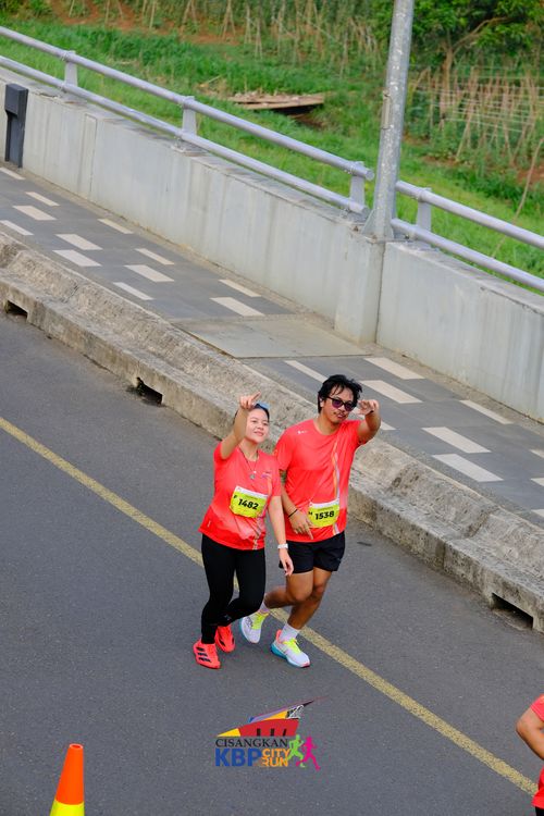 Race photo from CISANGKAN KBP CITY RUN 2025