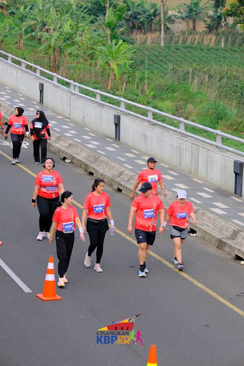 Race photo from CISANGKAN KBP CITY RUN 2025