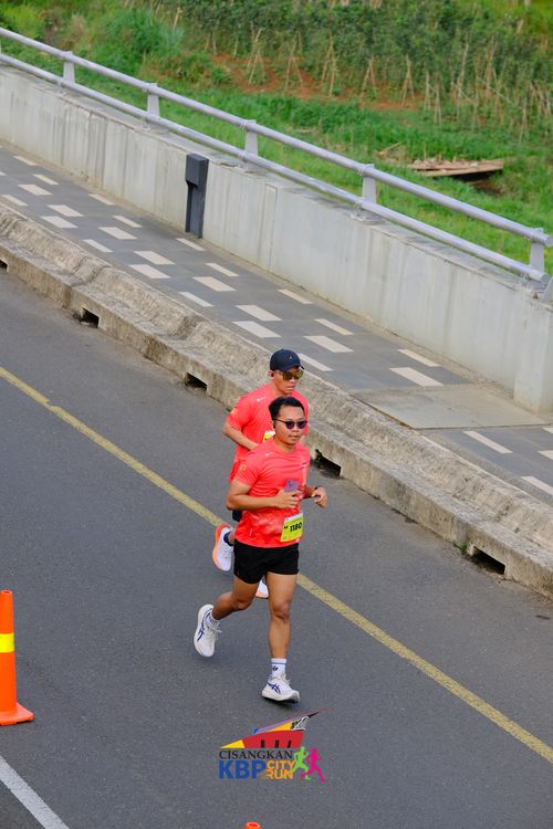 Race photo from CISANGKAN KBP CITY RUN 2025