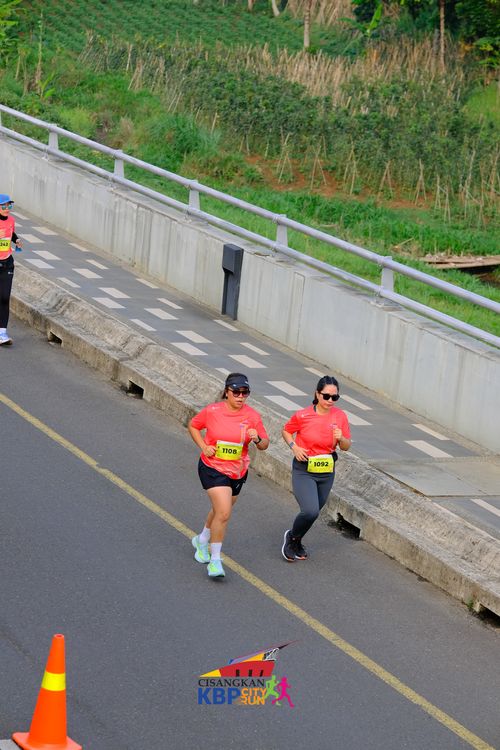Race photo from CISANGKAN KBP CITY RUN 2025