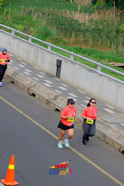 Race photo from CISANGKAN KBP CITY RUN 2025