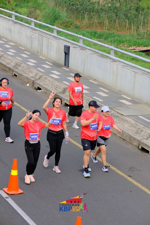 Race photo from CISANGKAN KBP CITY RUN 2025