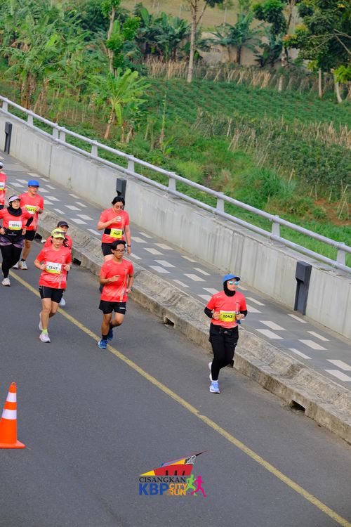 Race photo from CISANGKAN KBP CITY RUN 2025