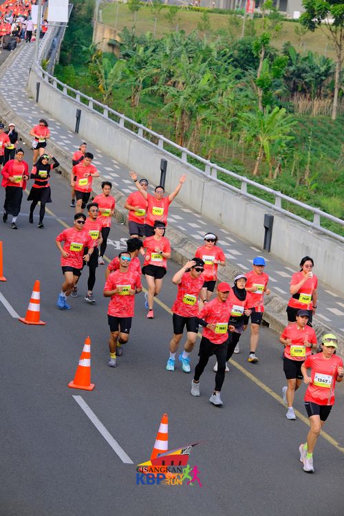 Race photo from CISANGKAN KBP CITY RUN 2025
