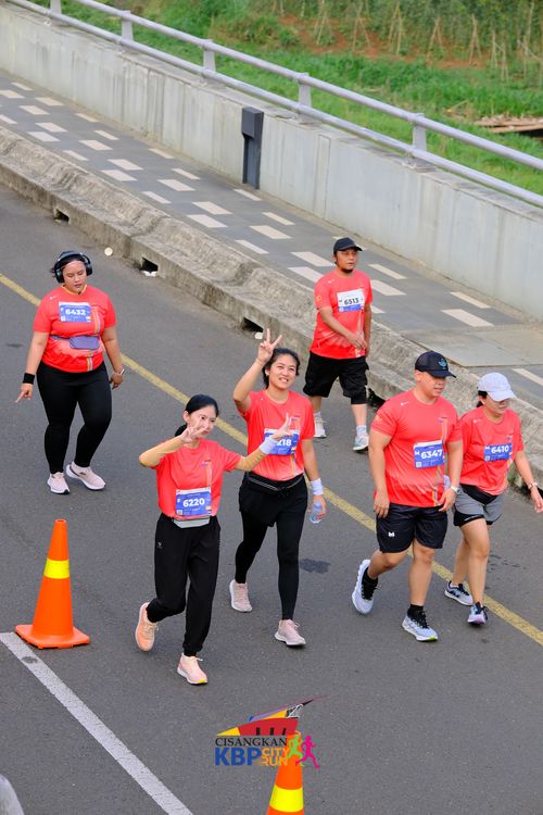 Race photo from CISANGKAN KBP CITY RUN 2025