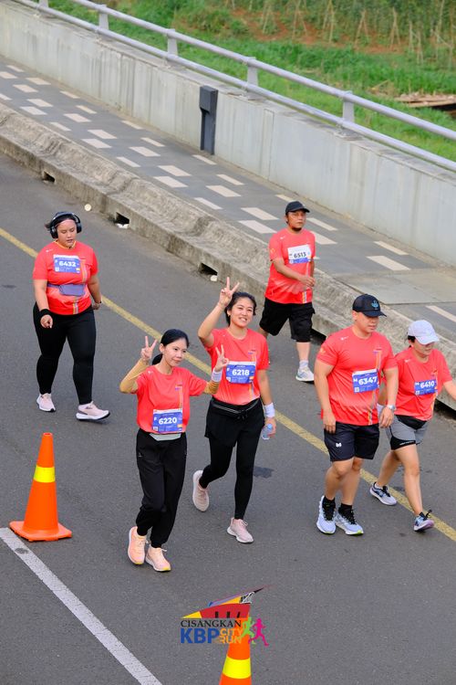 Race photo from CISANGKAN KBP CITY RUN 2025