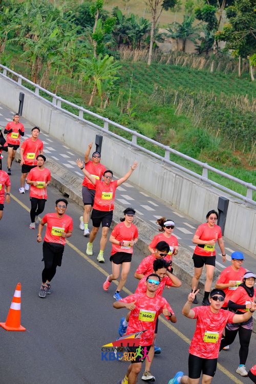 Race photo from CISANGKAN KBP CITY RUN 2025