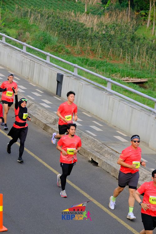 Race photo from CISANGKAN KBP CITY RUN 2025