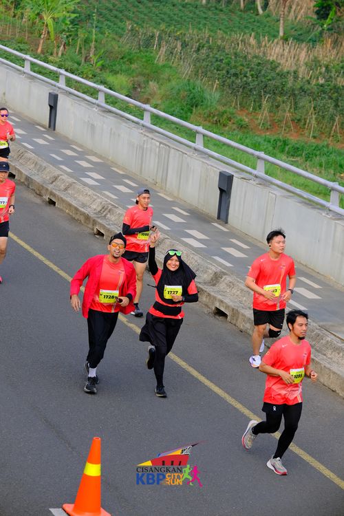 Race photo from CISANGKAN KBP CITY RUN 2025